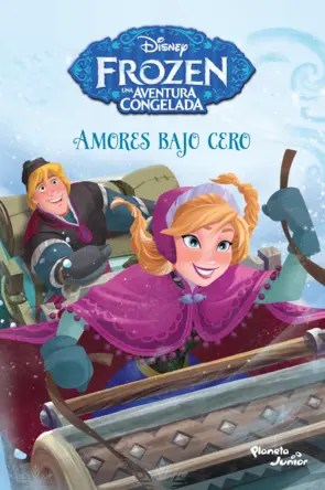 Portada Chapter book frozen. Amores bajo cero