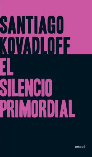Portada El silencio primordial