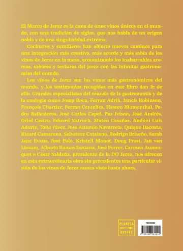 Contraportada Beber, comer, amar Jerez