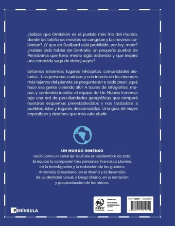 Contraportada Un Mundo Inmenso