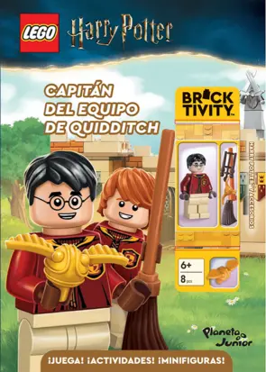 Portada Capitán del equipo de Quidditch. Lego Harry Potter