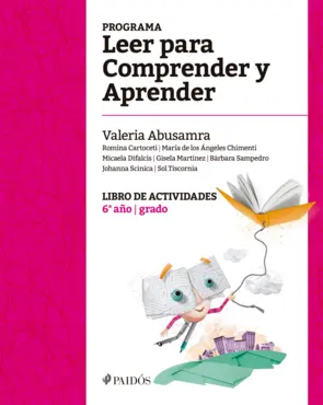 Portada Programa Leer para Comprender y Aprender. Libro de actividades 6° año - grado