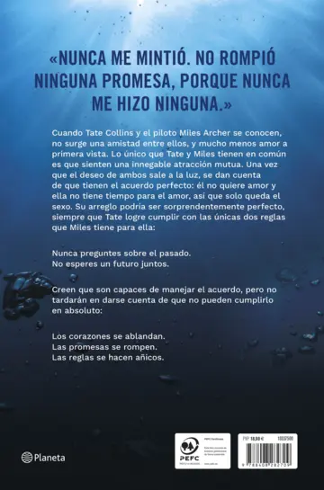 Contraportada Ugly Love. Pídeme cualquier cosa menos amor