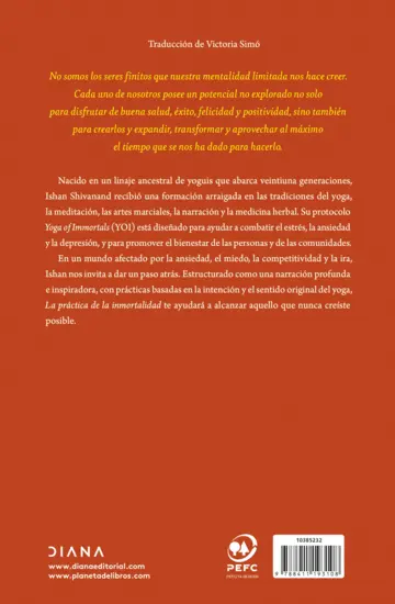 Contraportada La práctica de la inmortalidad