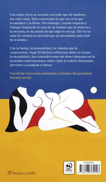 Contraportada La cazadora de cuerpos o la ansiedad del deseo