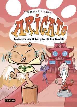 Portada Arigato 3. Aventura en el templo de los Mochis