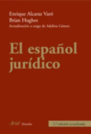 Portada El español jurídico