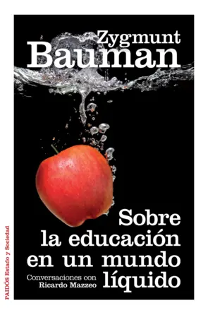 Portada Sobre la educación en un mundo liquido