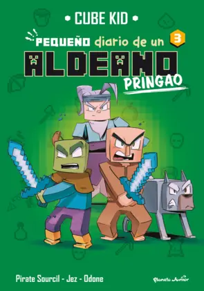 Portada Minecraft. Pequeño diario de un aldeano pringao 3