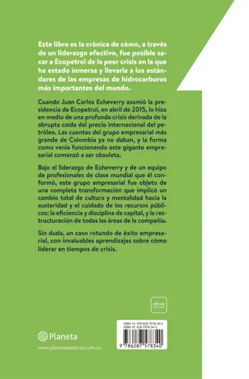 Contraportada Salvar a Ecopetrol