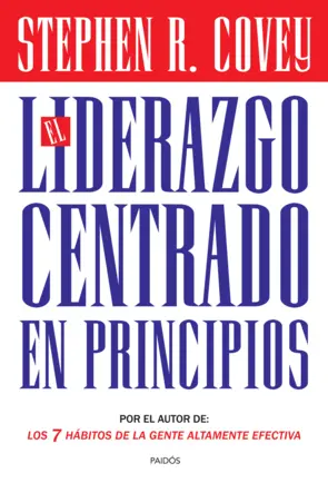 Portada El liderazgo centrado en principios