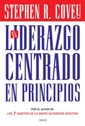 Portada El liderazgo centrado en principios