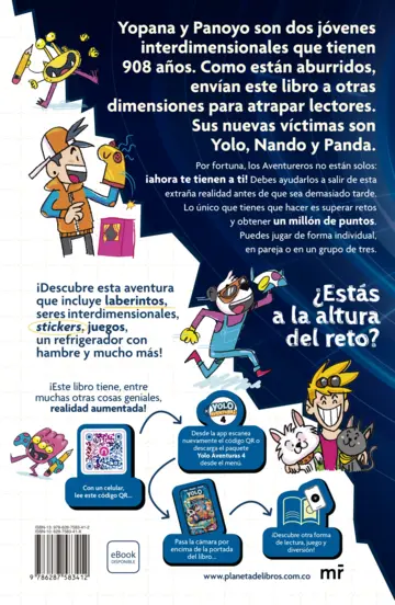 Contraportada Yolo Aventuras. La dimensión de los retos