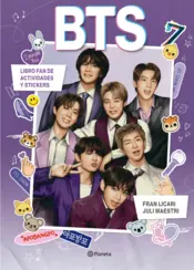 Portada BTS. Libro de actividades y stickers
