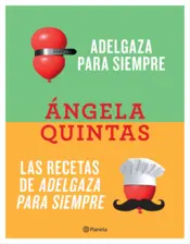Portada Adelgaza para siempre + Las recetas de Adelgaza para siempre (pack)