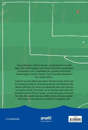 Contraportada Barça. 100 jugadores de leyenda