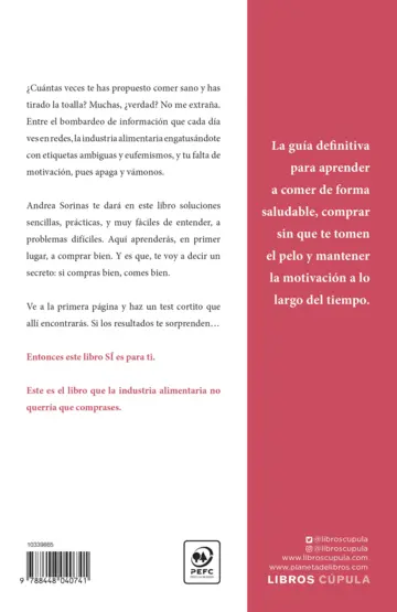 Contraportada El libro que la industria alimentaria no quiere que leas