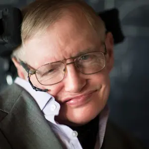 Retrato de Stephen Hawking