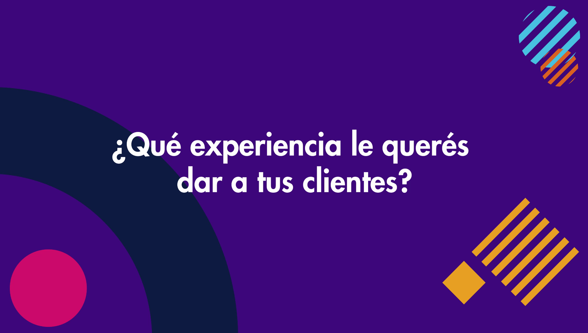 Creá la experiencia de tu marca